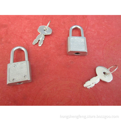 Square Shape Zinc Alloy Mini Padlock for Notebook/Diary